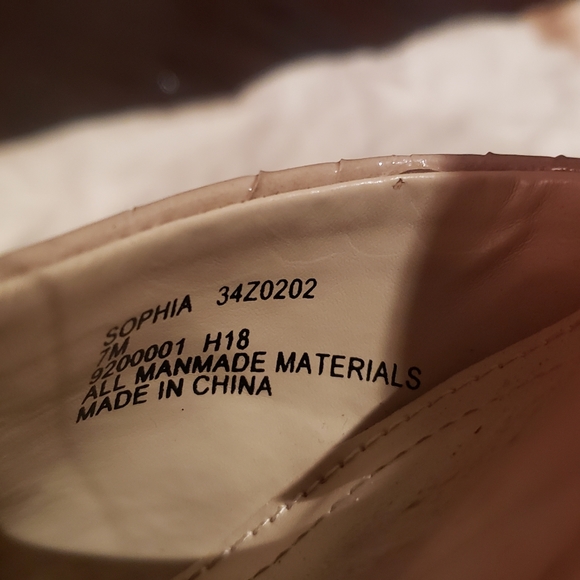 COPY - Snake Skin Ankle Strap Flats - Picture 6 of 6